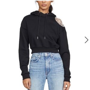 Area rhinestone hoodie
